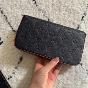 louis vuitton like new felicie woc empriente